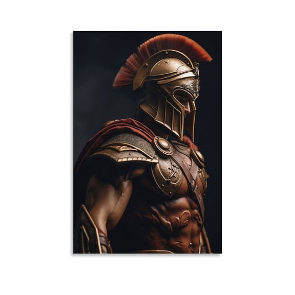 Greek Mythology Poster Warrior Sparta (22) Wall Art Poster Gifts Bedroom Prints Home Decor Hanging Picture Canvas Painting Posters 12x18inch(30x45cm)