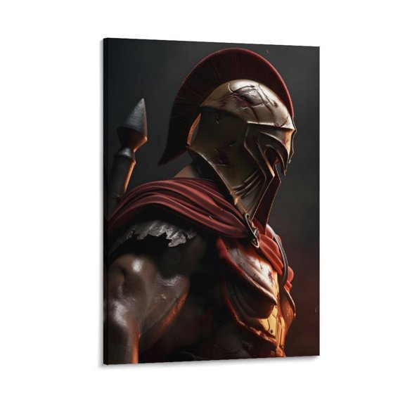 Greek Mythology Poster Warrior Sparta (8) Painting On Canvas Wall Art Poster Scroll Picture Print Living Room Walls Decor Home Posters 24x36inch(60x90cm)