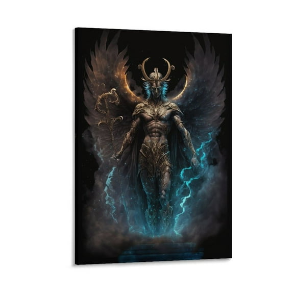 Greek Mythology Tanatos The God of Death Poster Wall Art Poster Gifts Bedroom Prints Home Decor Hanging Picture Canvas Painting Posters 12x18inch(30x45cm)