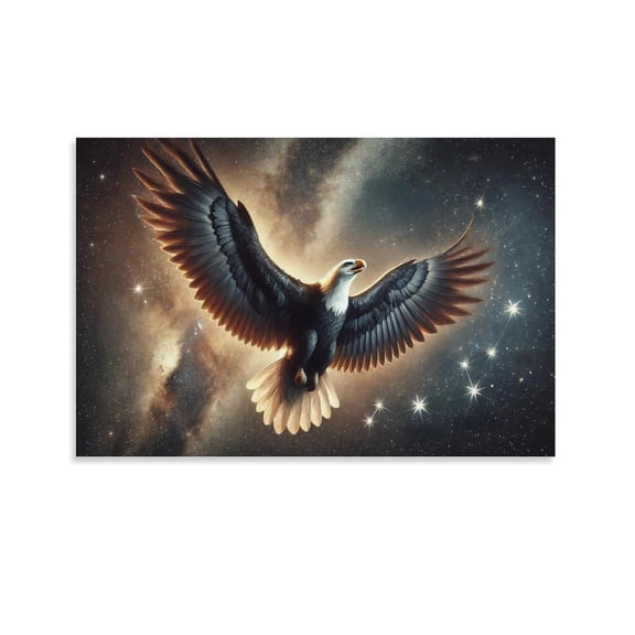 Greek Myths About The Stars Poster Aquila Poster Cool Artworks Painting Wall Art Canvas Prints Hanging Picture Home Decor Posters Gift 12x18inch(30x45cm)