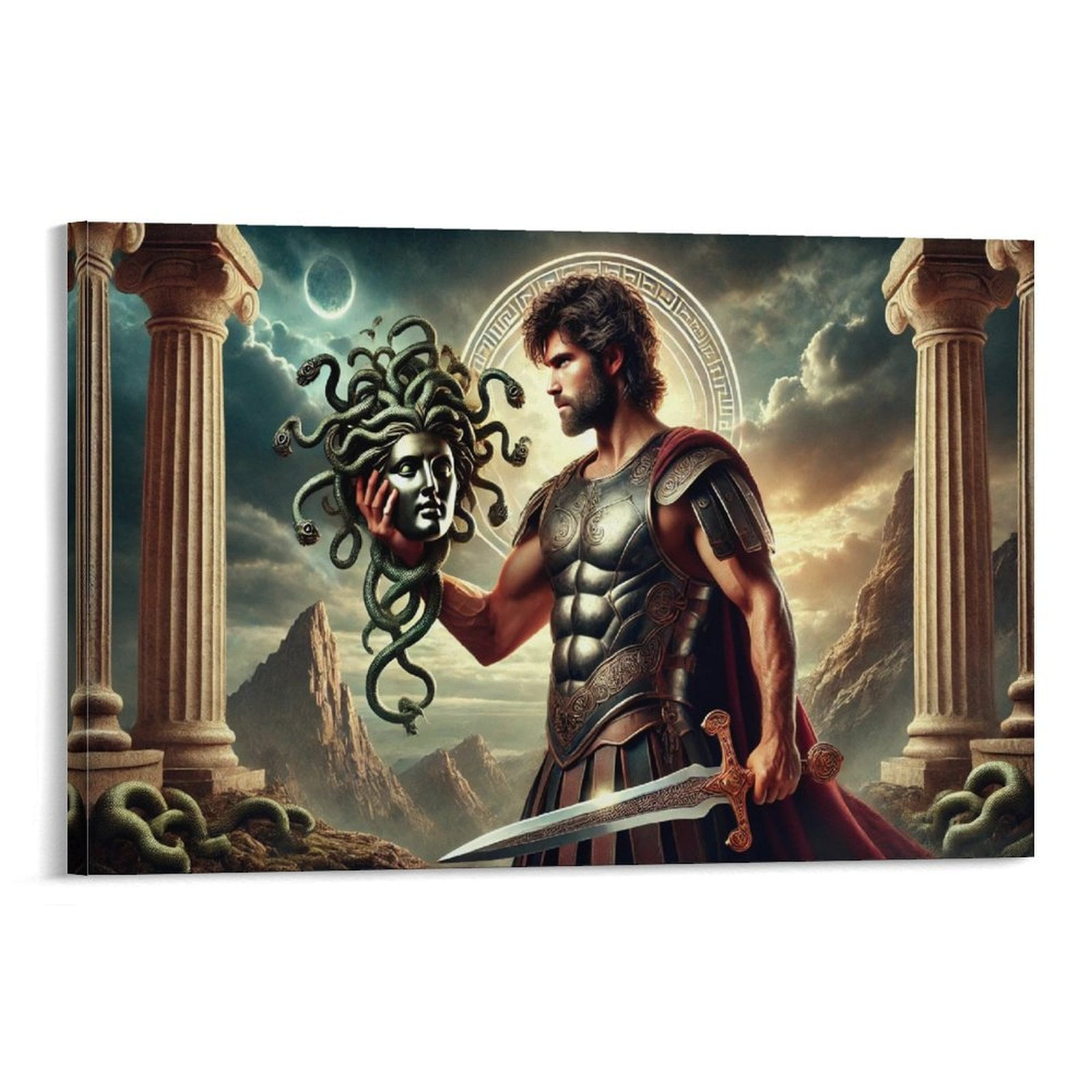 Greek Myths About The Stars Poster Perseus Picture Print Wall Art ...