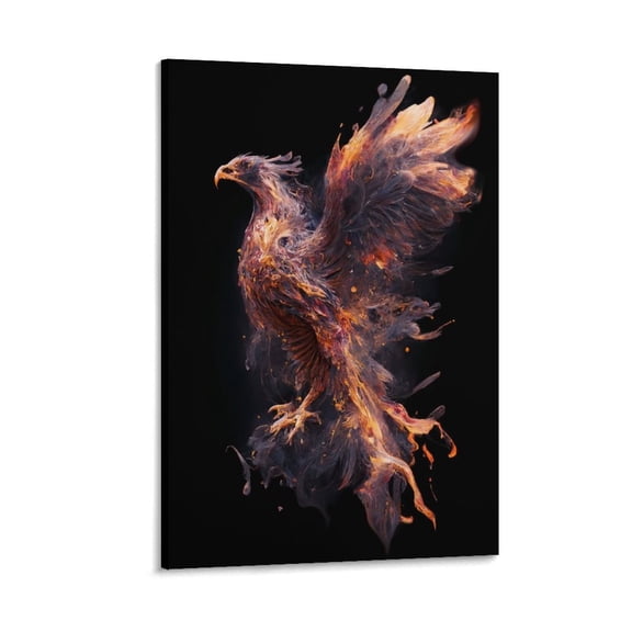 Greek Norse Mythology Phoenix Greek Mythology Wall Art Poster Gifts Bedroom Prints Home Decor Hanging Picture Canvas Painting Posters 16x24inch(40x60cm)