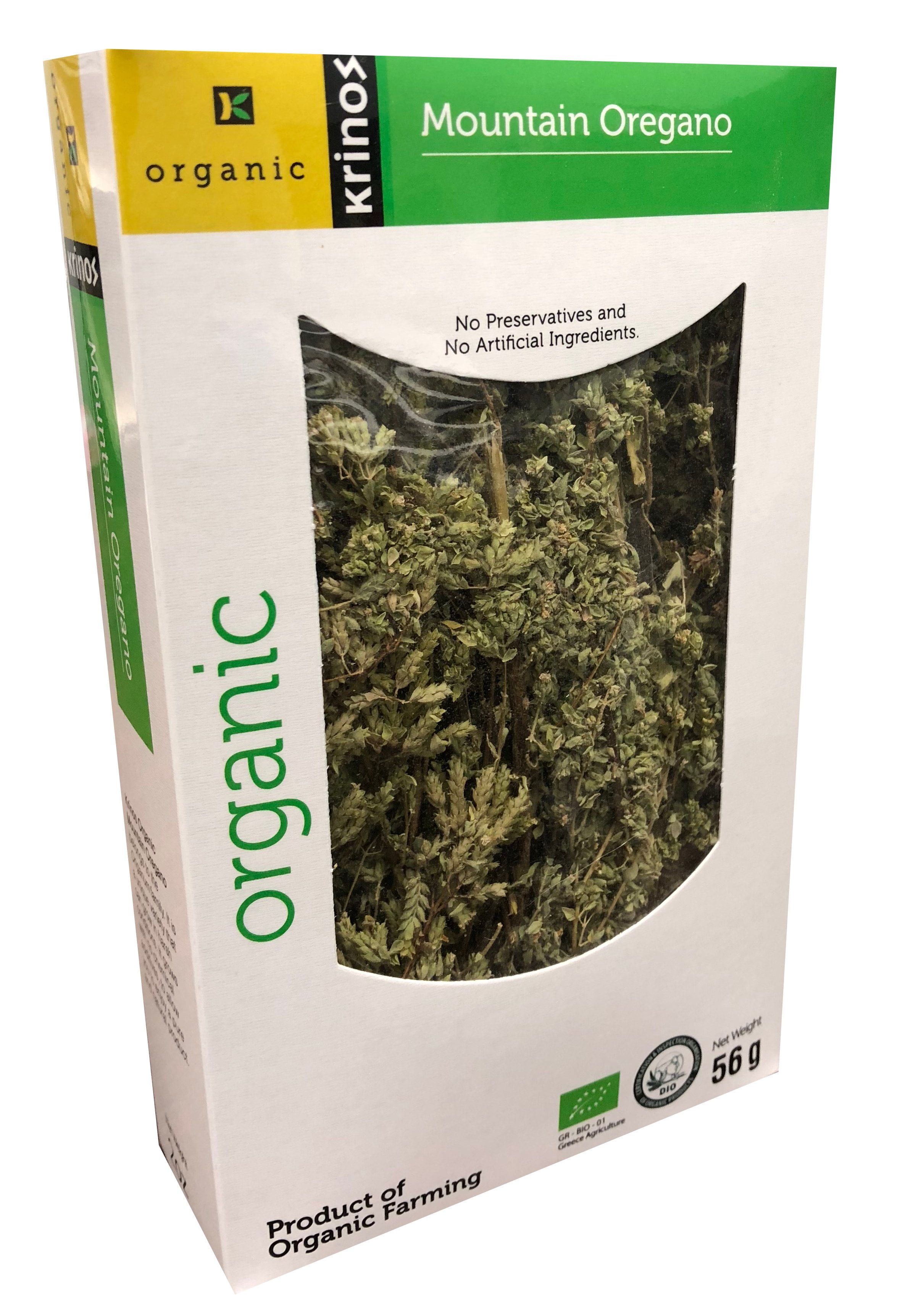 Krinos, Greek Organic Mountain Oregano, 56g, Wild Grown - Walmart.com