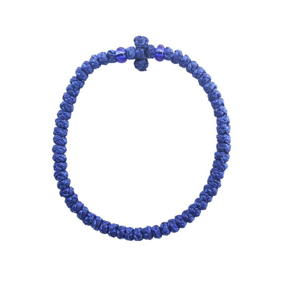 Greek Orthodox Prayer Rope Bracelet Handmade Christian Bangle Elegant Religious Jewelry For Women And Men