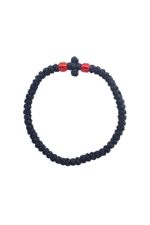 Greek Orthodox Prayer Rope Bracelet Handmade Christian Bangle Elegant Religious Jewelry For Women And Men