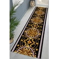 thumbnail image 1 of Greek Pattern Rugs, Trendy Rug, Gold Rugs, Modern Rugs, Decorative Rug, Gift For Her, Luxury Rug, Customs Rug, Machine Washable Rug, 5.9'x9.2' - 180x280 cm, 1 of 5