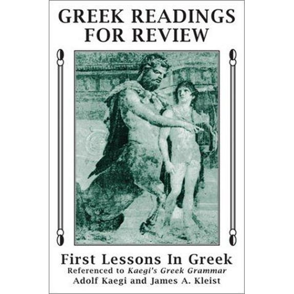 Pre-Owned Greek Readings for Review : First Lessons in (Paperback)