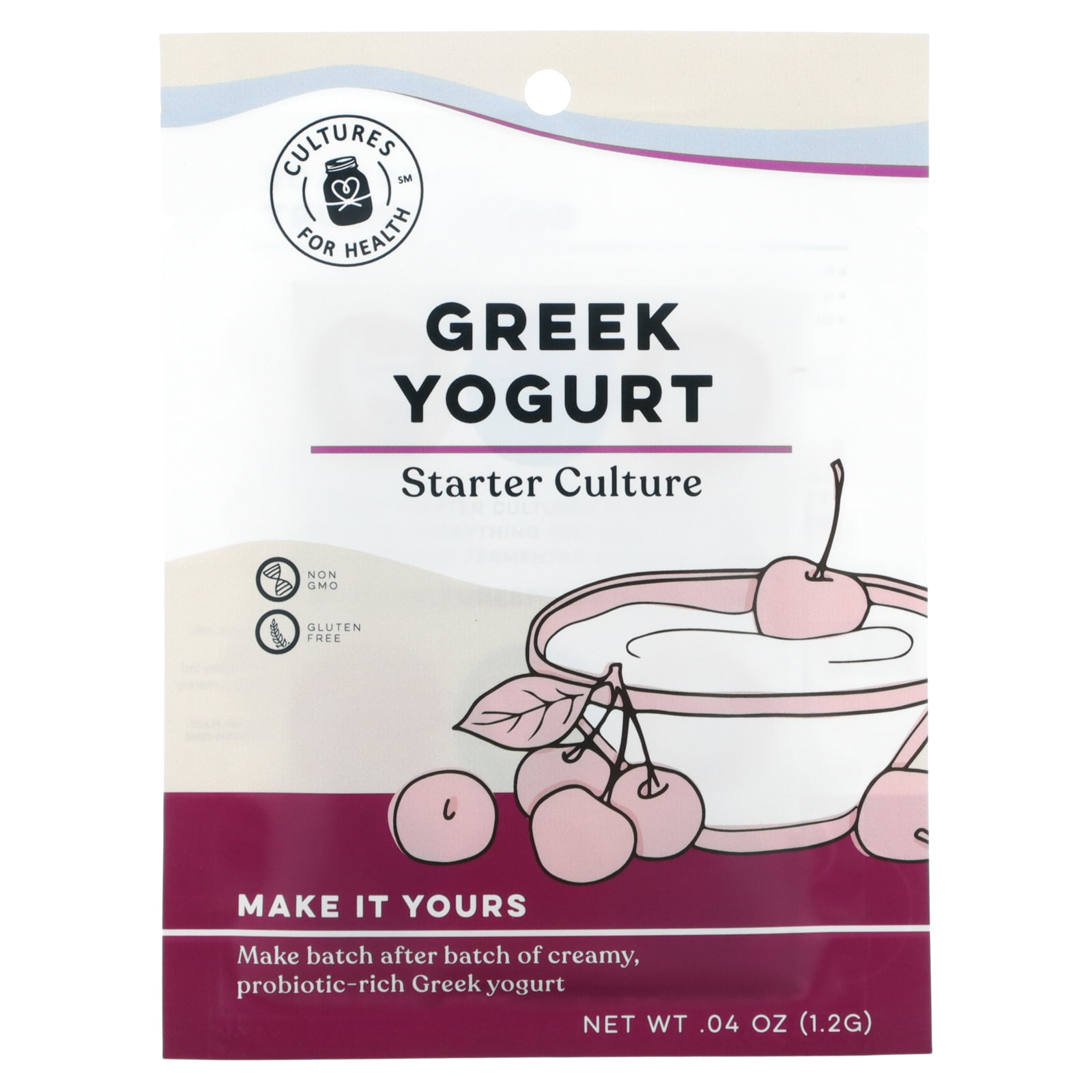  Yogurt Starter Cultures - Paquete de 3 sobres de
