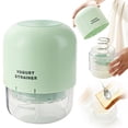 thumbnail image 1 of Greek Yogurt Strainer with Lid, 1.5Qt Yogurt Maker with Ultra Fine Mesh Filter, BPA-Free Whey Separator with Pressure System for Thick Greek Yogurt, Labneh & Cheese, 1 of 6