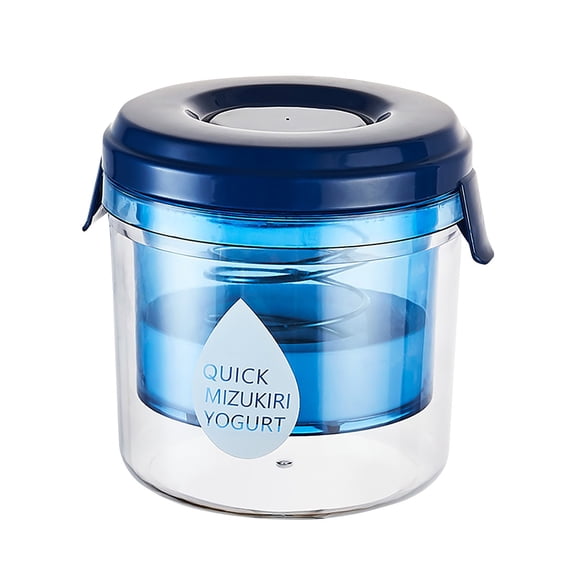 Greek Yogurt Strainer With Lid Fine Mesh Makes Small Batches Thick Creamy Coconut Funnel for Kitchen Prep
