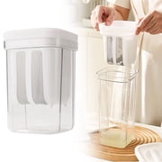 Greek Yogurt Strainer with Lid, Yogurt Maker, Yoghurt Filter with Ultra Fine Nylon Mesh Strainer & Pressure Filtration, Thick & Creamy Greek Yogurt