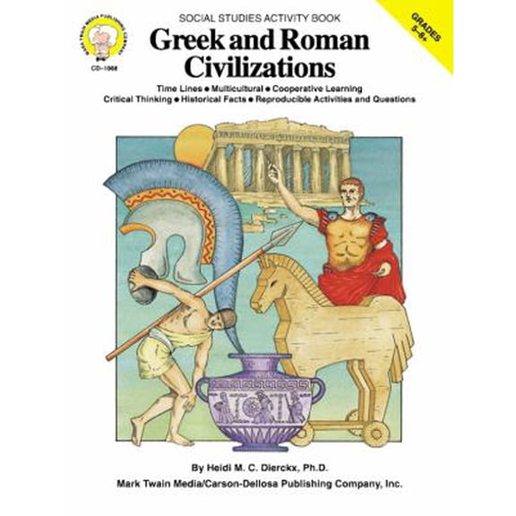 Pre-Owned Greek and Roman Civilizations, Grades 5 - 8 Paperback Heidi M. C. Dierckx Ph.D.