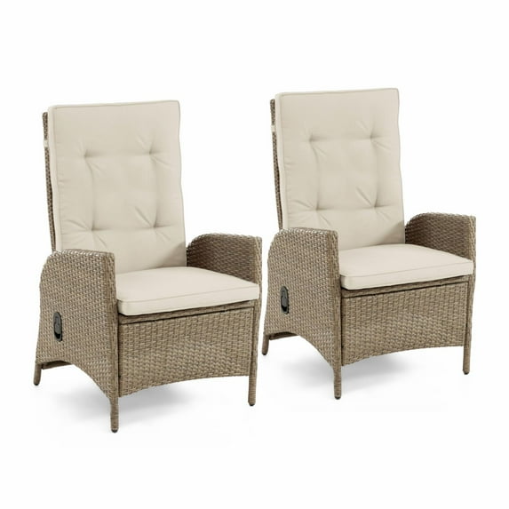 Greemotion 4 Piece Set Garda Reclining Patio Chair