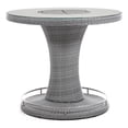 thumbnail image 1 of Greemotion Cyprus Outdoor Bar Height Glass Gray Dining Table with Ice Bucket, 1 of 7