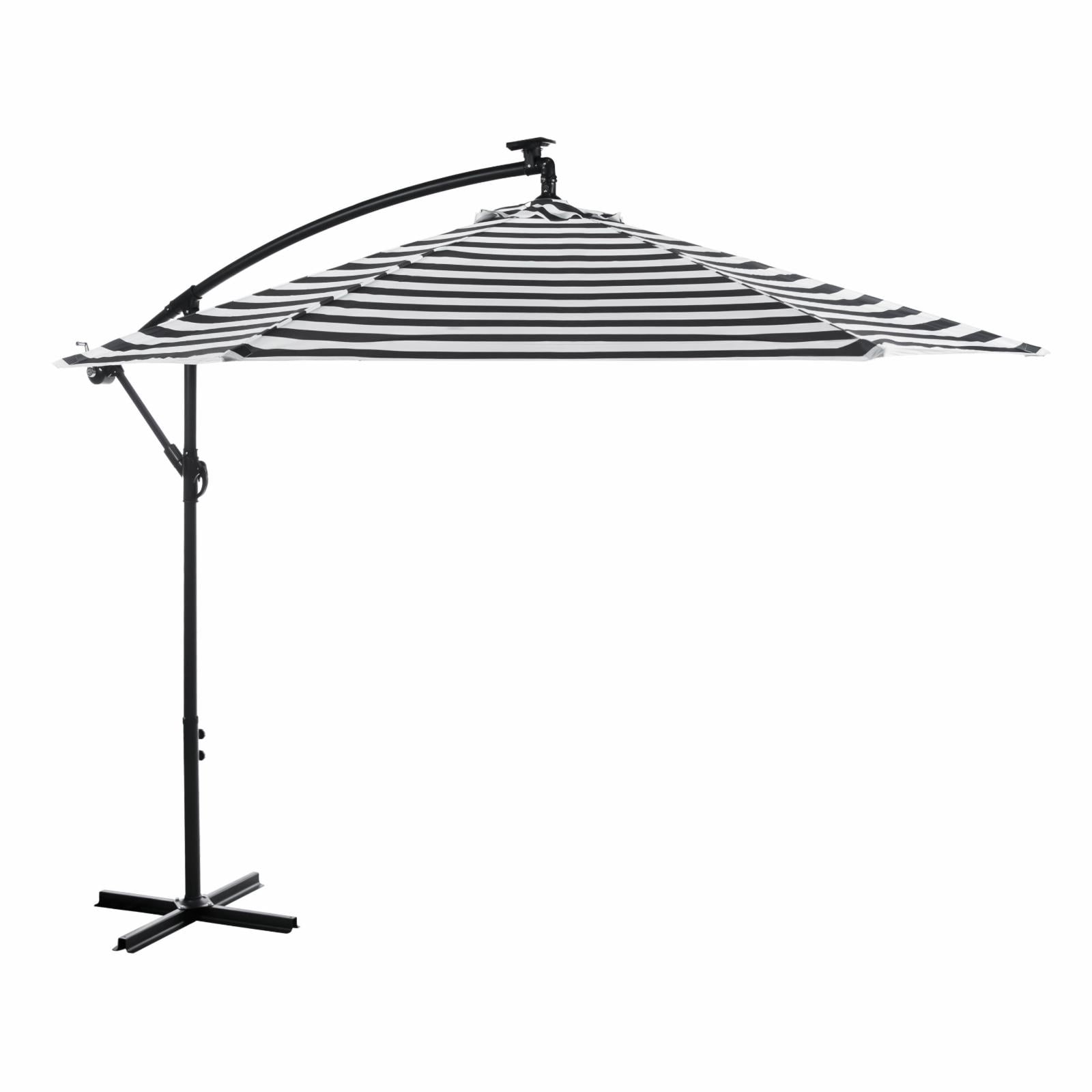 Greemotion Glam Cantilever Lighted 9 Ft. Umbrella With Base Light