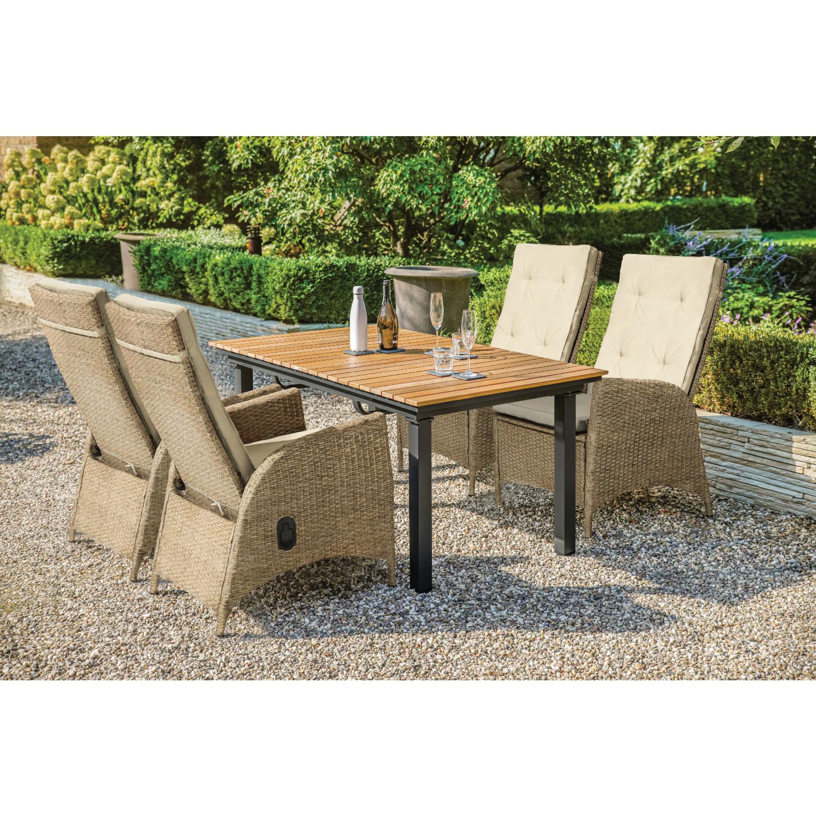 Greemotion Teak Mackay 5 Piece Outdoor Dining Set