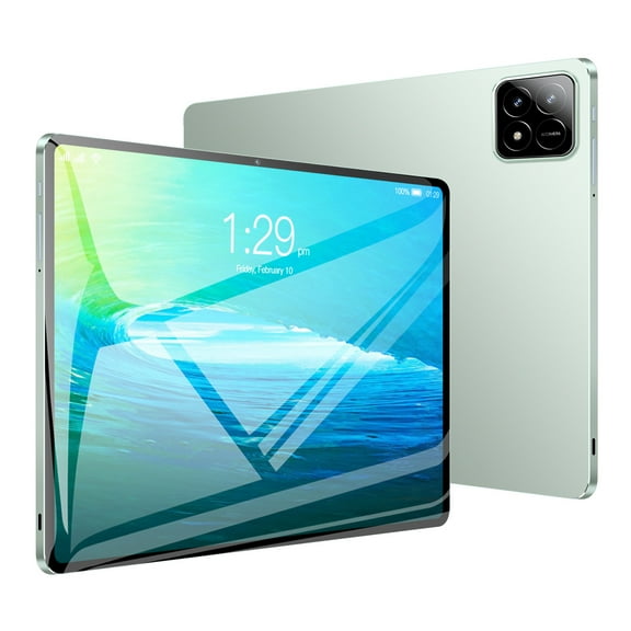 Green 10.1 Inch Android 14 Tablet Pc Hd Ultra Thin Screen Bluetooth Wifi 2.4G 5G Tablet Computer Support Expand Card 10000Mah Battery 16Mp 32Mp Cameras Metal Body Green 9.45 X 6.54 Inches