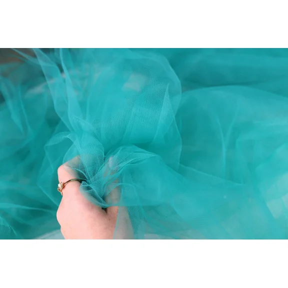 Green 108 In Wide Tulle Fabric By The Yard 29