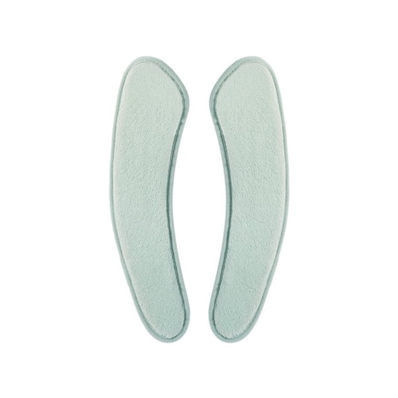 Green 2-Piece Thick Faux Rabbit Fur Toilet Seat Cover, Self-Stick Warm Pad For Winter Comfort, Soft And Cozy Bathroom Accessory