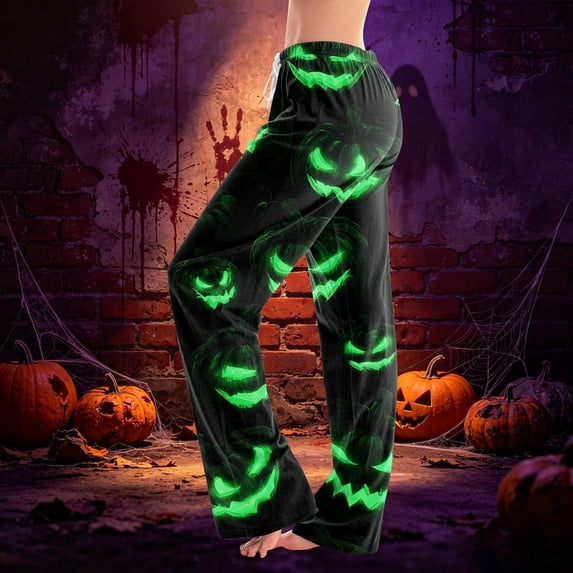 Green 2026 Lounge Pj Bottoms Wide Leg Sleep Pant Stretch Lounge Pants Comfy Pjs Sleep Bottoms Soft Pajama Pants Cute Trousers Loose Palazzo S