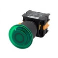Green 22mm 1NC 1NO Latching Maintained Push Button Switch 220V LED