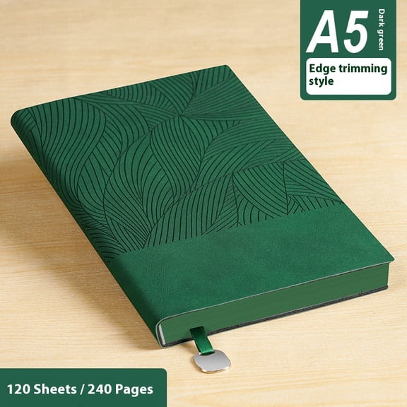 Green 240 Pages Journaling Notebooks Thick Paper Journals for Writing Notebook for Men & Women Closure Work Diary