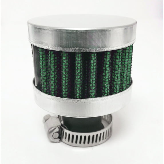 Green 25mm Mini Air Intake Crankcase Breather Filter Valve Cover Catch Tank