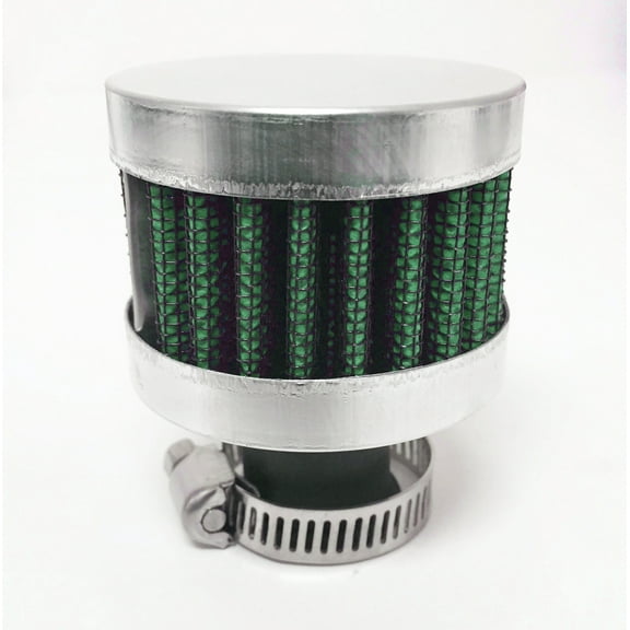 Green 25mm Mini Air Intake Crankcase Breather Filter Valve Cover Catch Tank