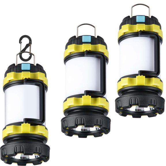 Green 3 Count(Pack of 1) Camping Lantern