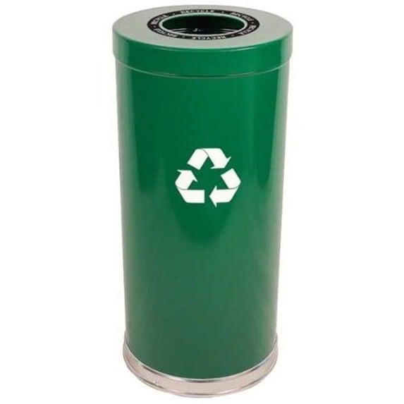 Green 3 Stream Recycle Bin