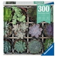 thumbnail image 1 of Ravensburger 300 Piece Puzzle Green Flowers 129676, 1 of 4