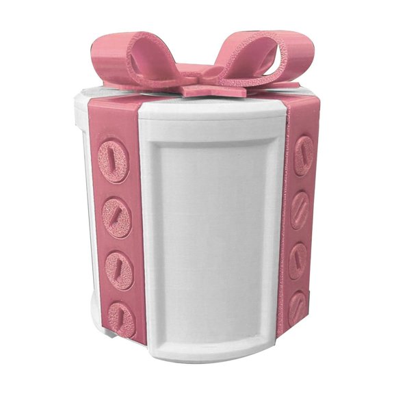 Green 3D Printed Annoying Box Prank Gift for Birthday Christmas Joke Storage Container
