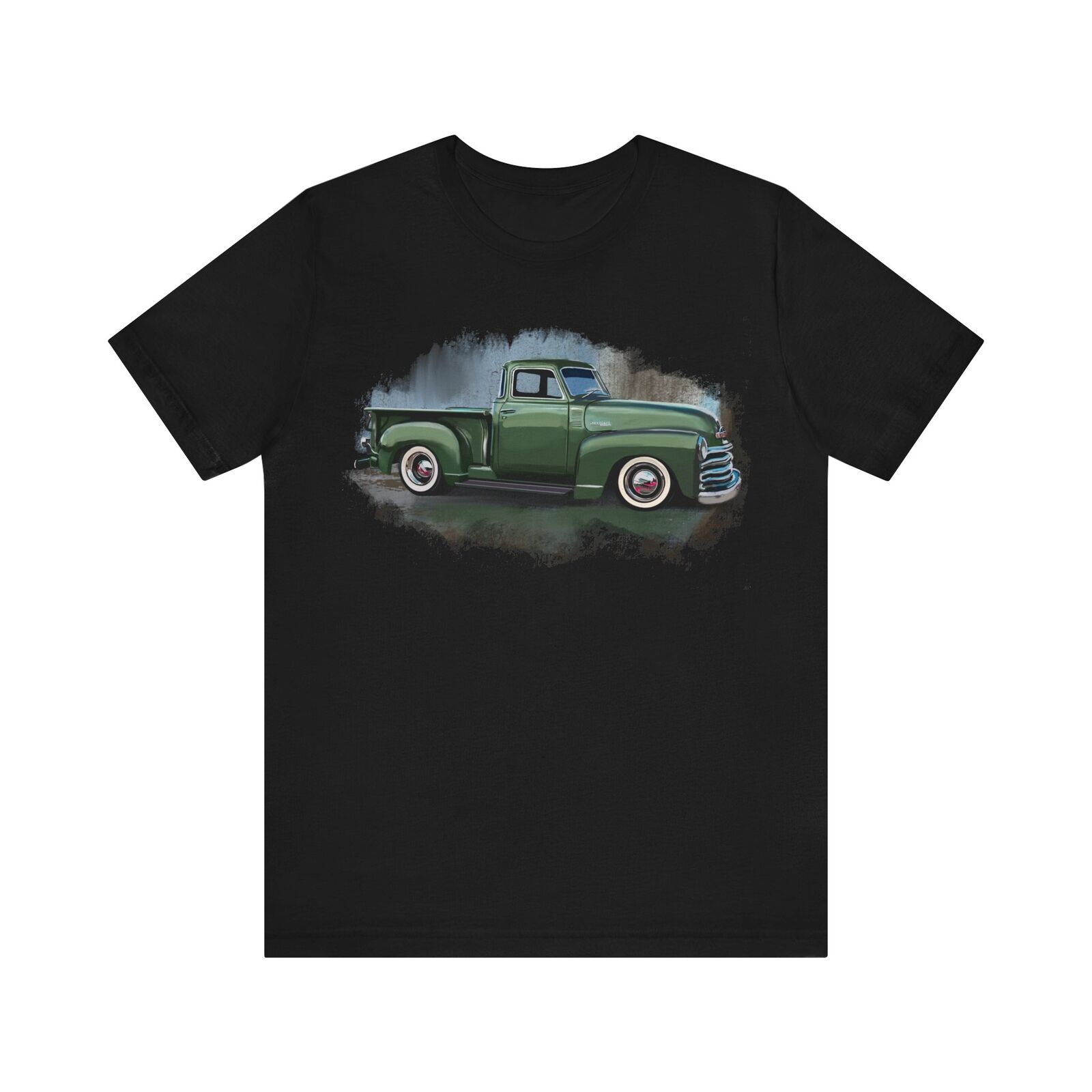Green 47 chevy pickup truck antique classic Unisex Jersey Short Sleeve
