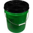 Green 5 Gallon 90 mil Bucket with Gamma Seal Lid (Black) - Walmart.com