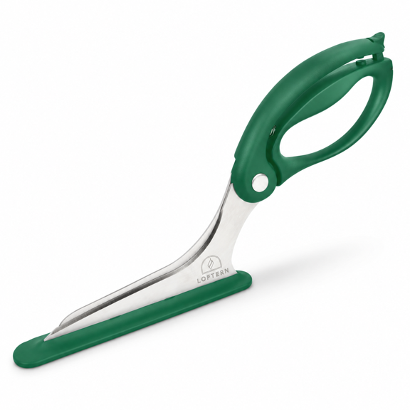 Green 5-in-1 Food Grade Stainless Steel Pizza Slicer and Server