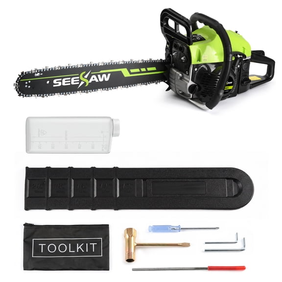 Green 6220 Chainsaw, 12,000 RPM, 3.0 Horsepower Two-Stroke Engine