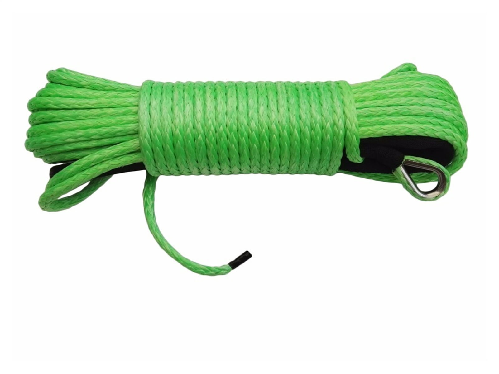 Green 6mm*24m Synthetic Winch Rope ATV, Off Road Rope,Synthetic Winch ...