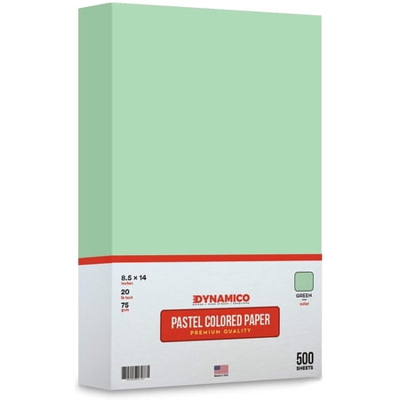 Green 8.5 x 14" Legal Size Pastel Light Color Paper | 1 Ream of 500 Sheets