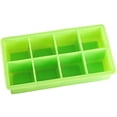 thumbnail image 1 of Green 8-Cavity Ice Cube Tray – Miyuadkai Square Silicone Mold for Creative Ice Making, Food Grade Flexible Tray for Household Use, Spring Party Essential, 1 of 1