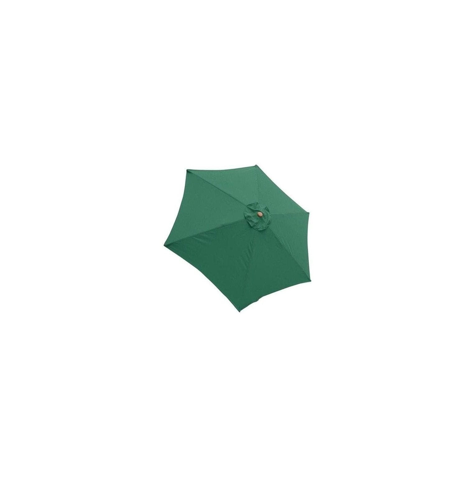 Green 9 Foot Patio Umbrella Canopy Replacement 6 Rib