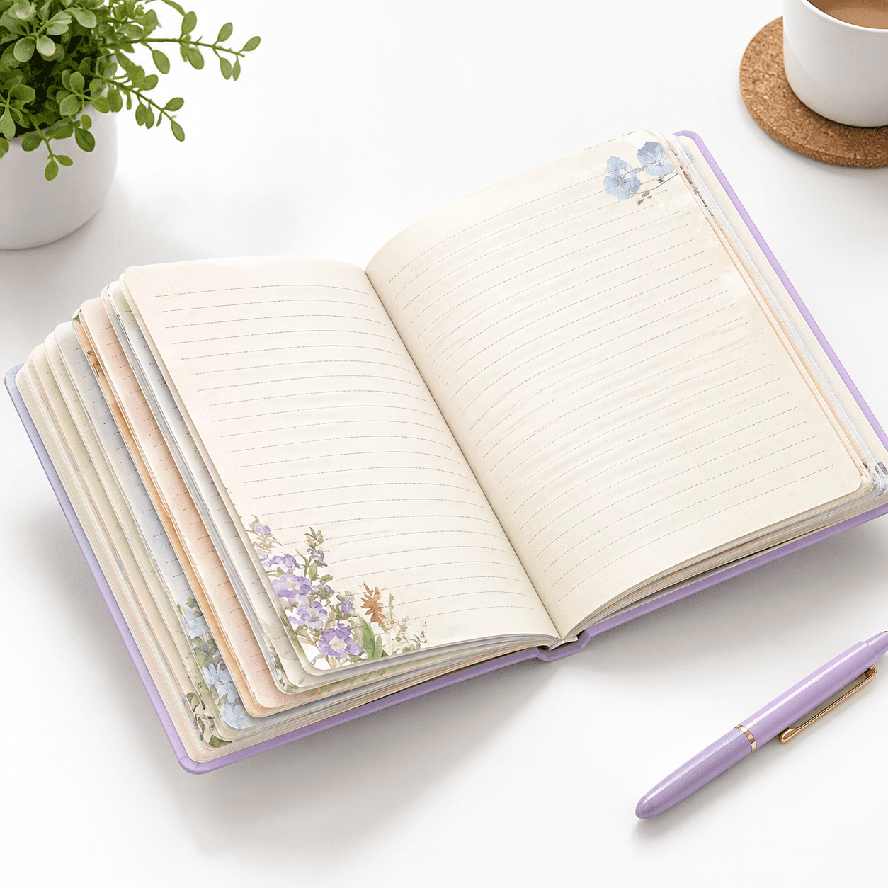 Baby Note Book Green A5 Hard Cover Spiral Notebook with College Ruled Pages, 160 Pages ...