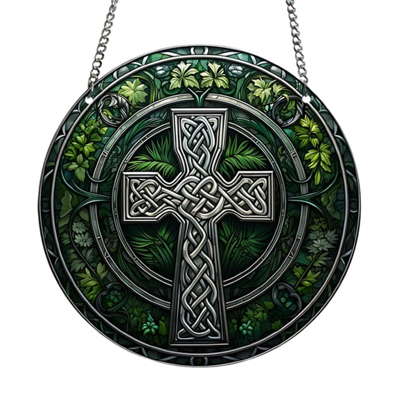 Green Acrylic Wall Art Piece Indoor Hanging Decoration for Interiors and Living Spaces