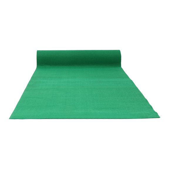 Green Aisle Runner Non-slip Runway Rug Wedding Ceremony Proposal Decor for VIP Entrances, Hotel Lobbies, Major Events, Offices, Homes, Billiards Roms (33*3ft)