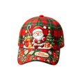thumbnail image 1 of Green Ajustable Christmas Baseball Hat for Adults, Colorful Xmas Embroidered Novelty Cozy Twill Cotton Cap, Funny Christmas Gifts, 1 of 6