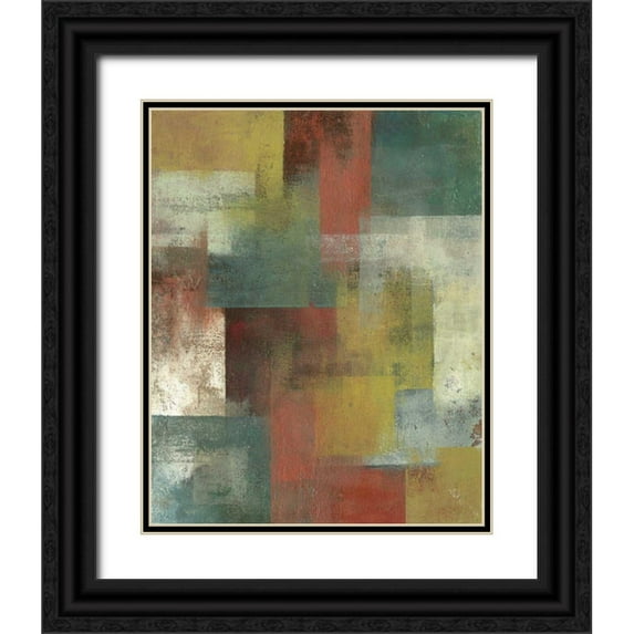 Green-Aldridge, W. 12x14 Black Ornate Wood Framed with Double Matting Museum Art Print Titled - Amelia Island Blue I