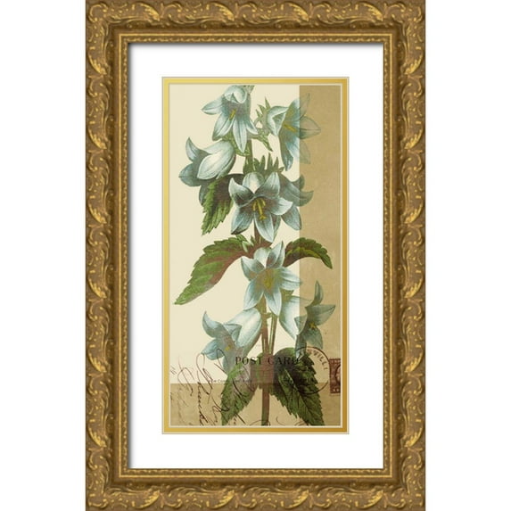 Green-Aldridge, W. 14x24 Gold Ornate Wood Framed with Double Matting Museum Art Print Titled - French Blue I