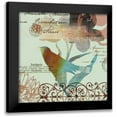 thumbnail image 1 of Green-Aldridge, W. 20x20 Black Modern Framed Museum Art Print Titled - Fanciful Bird II, 1 of 5