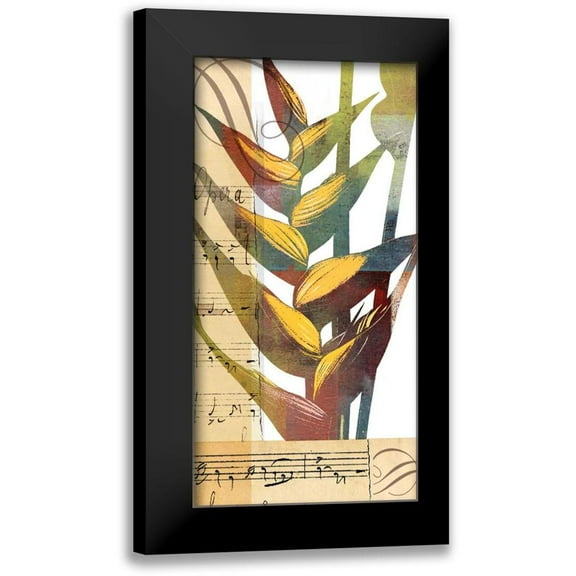 Green-Aldridge, W. 9x14 Black Modern Framed Museum Art Print Titled - Emeraude Opera I