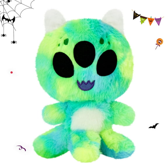 8" Green Alien Plush Toy - Soft Tie Dye Alien Stuffed Toy Cute Space Creature