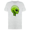 thumbnail image 1 of Green Alien Side View T-Shirt Men -Image by Shutterstock, Male 3X-Large, 1 of 2
